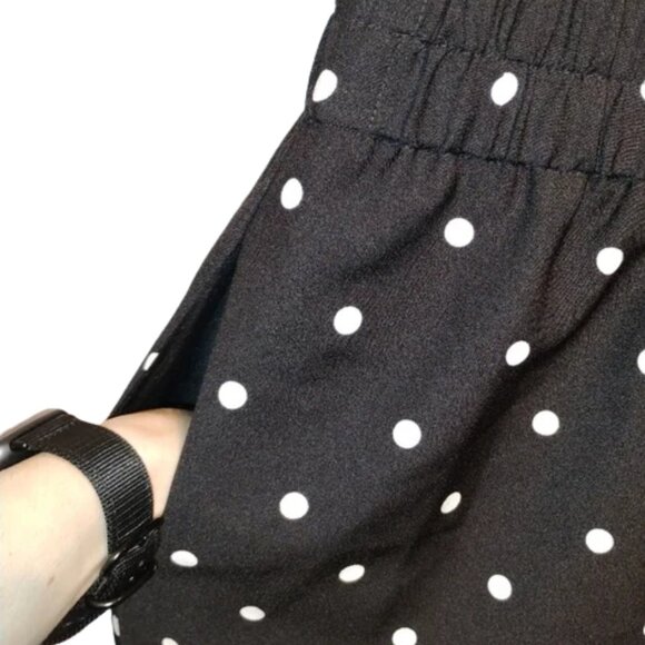 J. Crew Factory Polka Dot Midi Skirt with Pockets - Picture 3 of 9